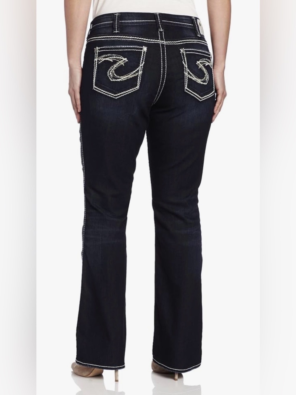 Silver Jeans Co. Women's Plus Size Frances Bootcut Jean 18 30x31